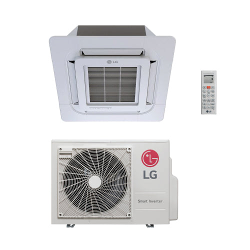 LG 24,000 BTU 21 SEER 3x3 Ceiling Mounted Heat Pump System