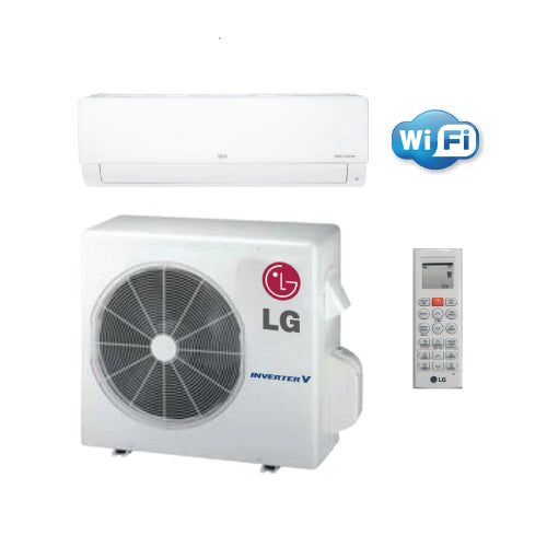 LG High Efficiency 18,000 BTU 22 SEER2 Wall Mounted Heat Pump System