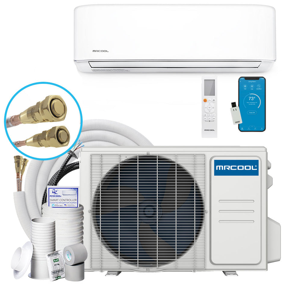 Mr. Cool Olympus Hyper Heat 9,000 BTU 230V Wall Mounted Heat Pump System