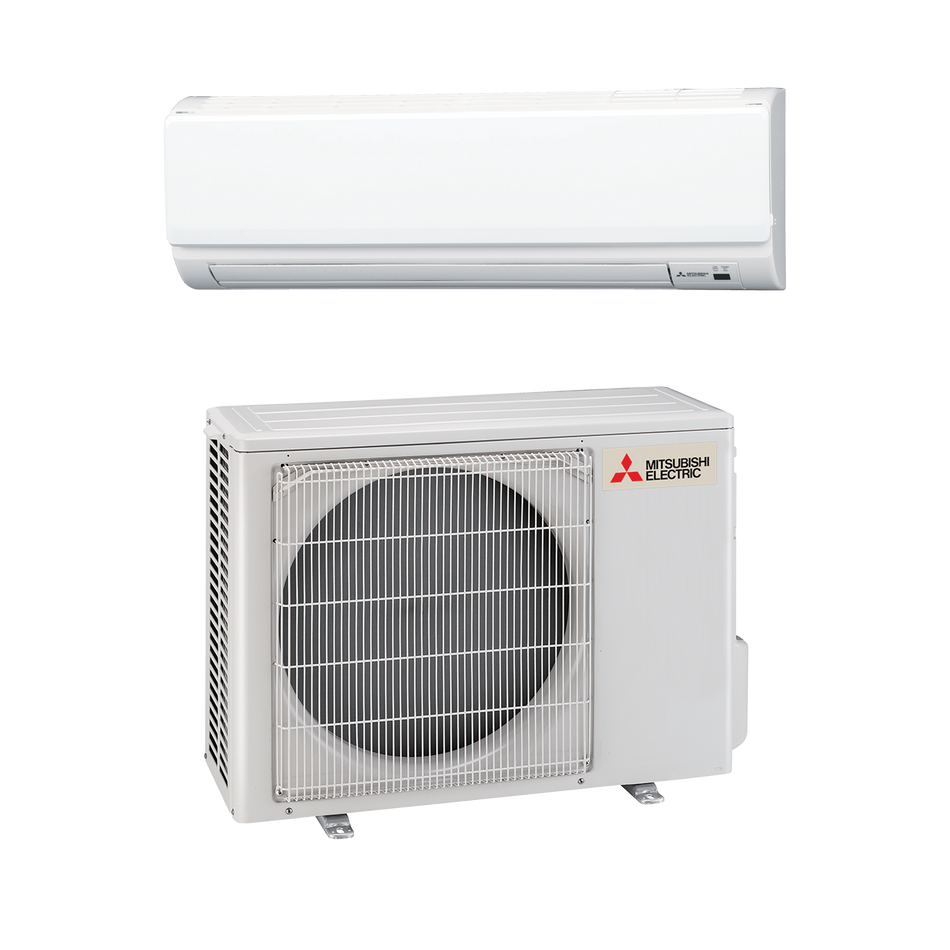 Mitsubishi 18,000 BTU Commercial Wall Mounted Single Zone Heat Pump Unit (PKA-A18LA & PUZ-A18NKA7)