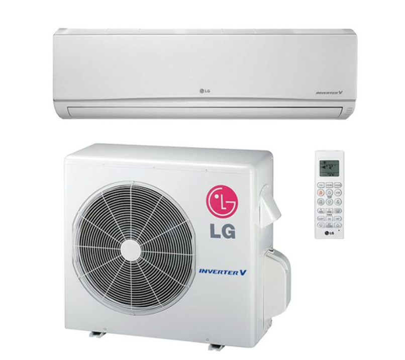 LG Mega 12,000 BTU 19 SEER Wall Mounted 115V Heat Pump System